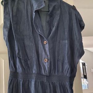 NWT denim jump suite